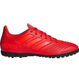 Kopačky Adidas Predator 19.4 Tf M D97973 červený červený