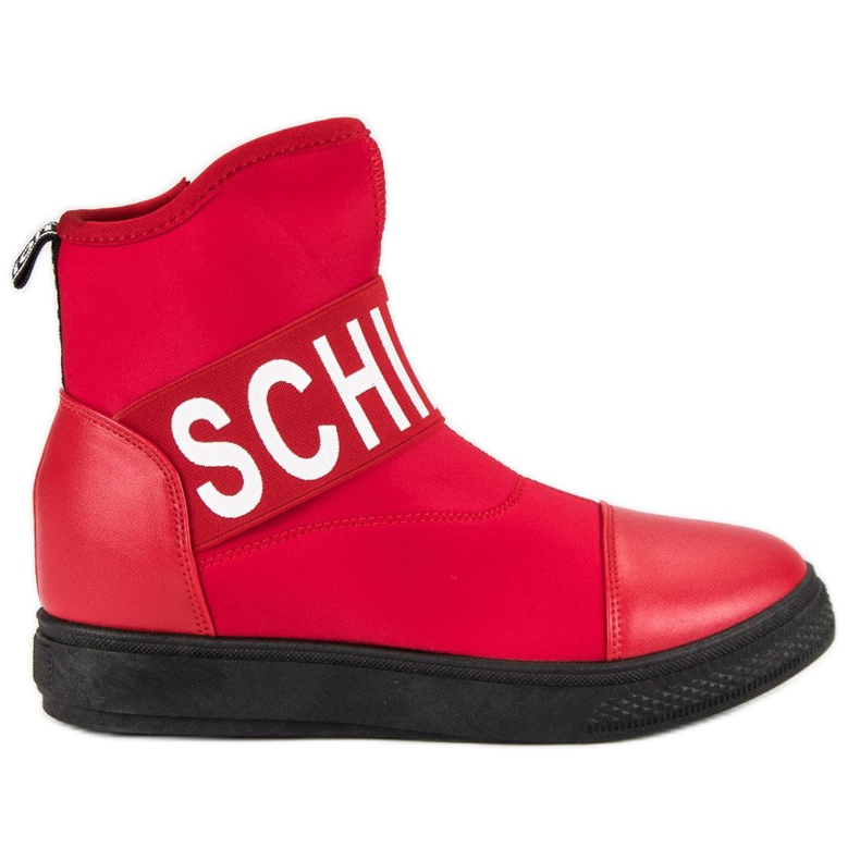 Bestelle Módní vysoké tenisky bílý červené