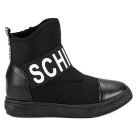 Bestelle Módní vysoké tenisky bílý černý