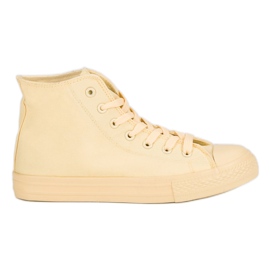 Vysoké tenisky žluť