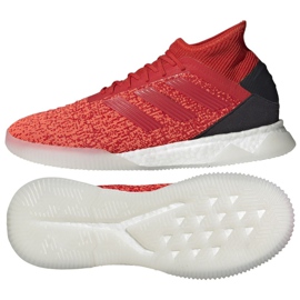 Sálová obuv adidas Predator 19.1 Tr M D98057 vícebarevný červený