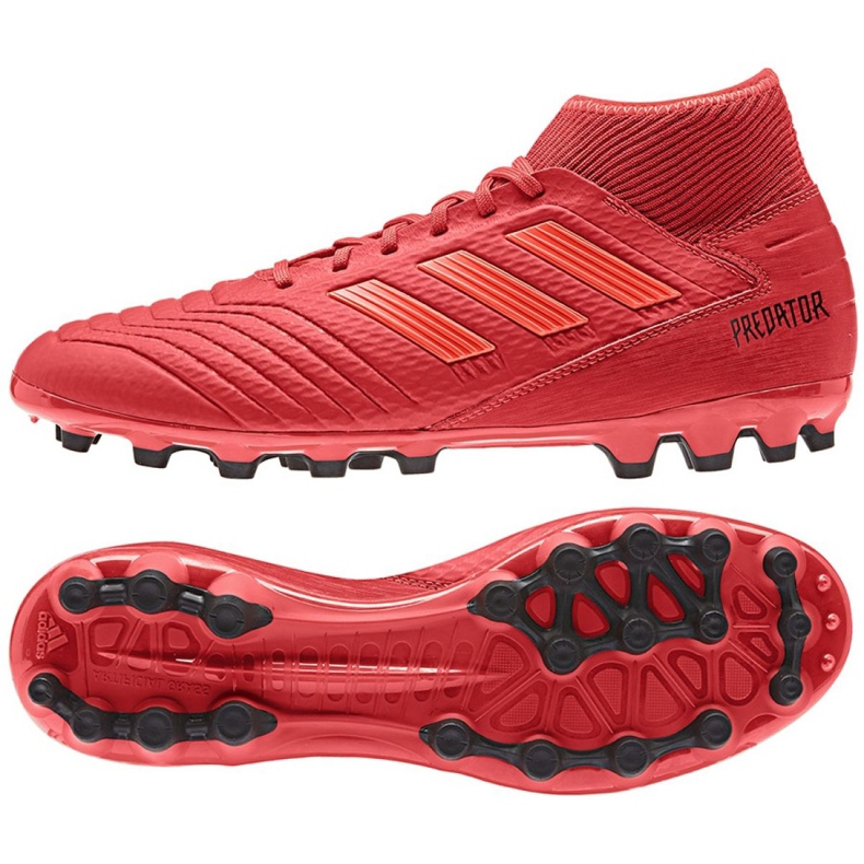 Kopačky Adidas Predator 19.3 Ag M D97944 červené červené