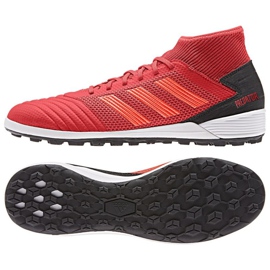 Kopačky Adidas Predator 19.3 Tf M D97962 červený pomeranče a červené