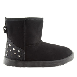 Černé dámské sněhové boty M297 Black černý