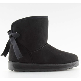 Emusy sněhové boty černé 6608 černé černá