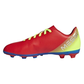 Kopačky Adidas Nemeziz Messi 18.4 FxG Jr CM8630 vícebarevný červený