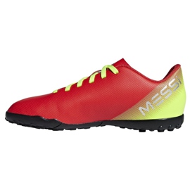 Kopačky Adidas Nemeziz Messi 18.4 Tf Jr CM8642 vícebarevný červený