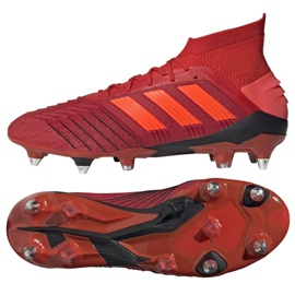 Kopačky Adidas Predator 19.1 Sg M D98054 červený červený