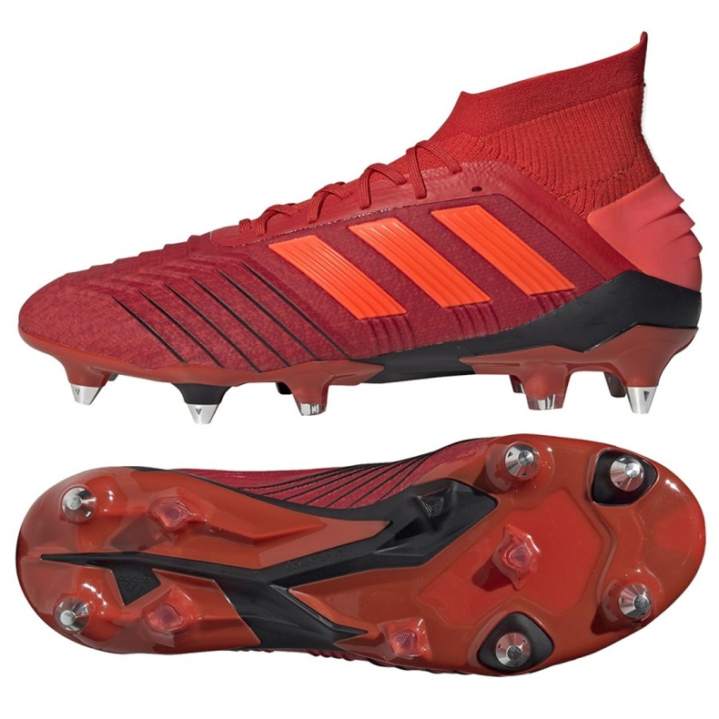 Kopačky Adidas Predator 19.1 Sg M D98054 červené červené