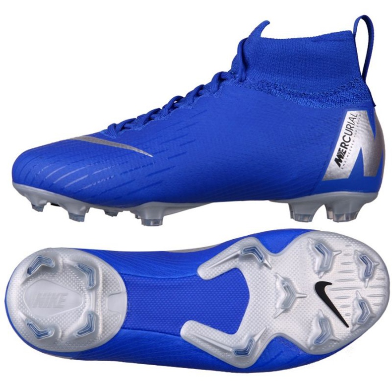 Kopačky Nike Mercurial Superfly 6 Elite Fg Jr AH7340-400 modrý modrý