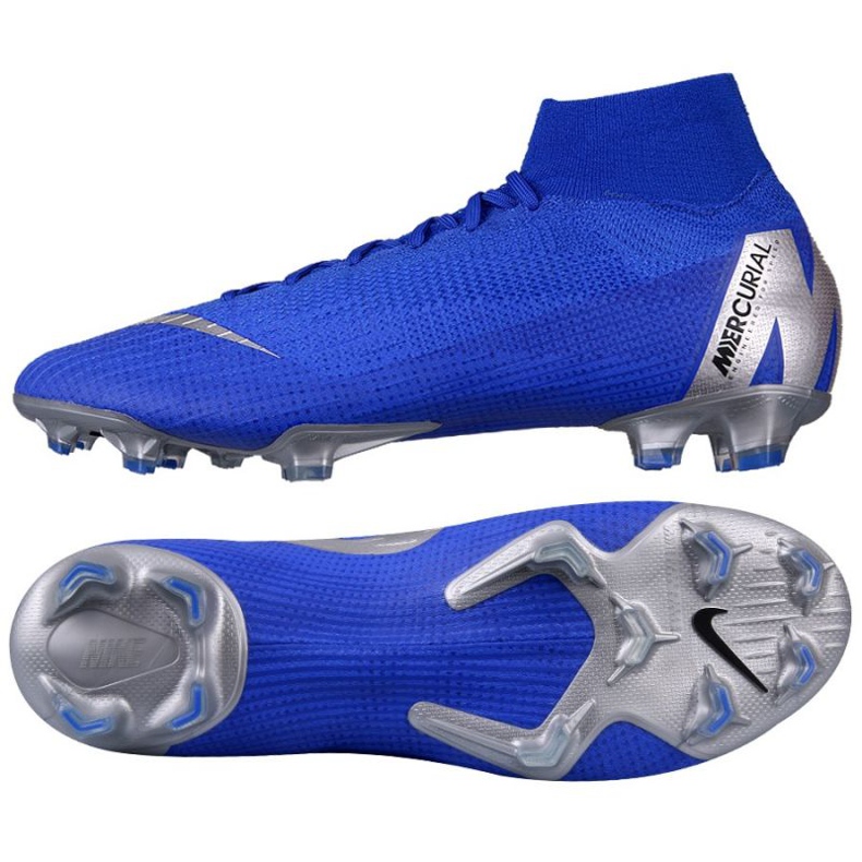 Kopačky Nike Mercurial Superfly 6 Elite FG M AH7365-400 modrý