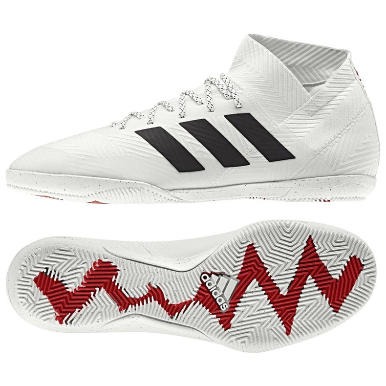 Sálová obuv adidas Nemeziz 18.3 In M D97989 bílý bílý