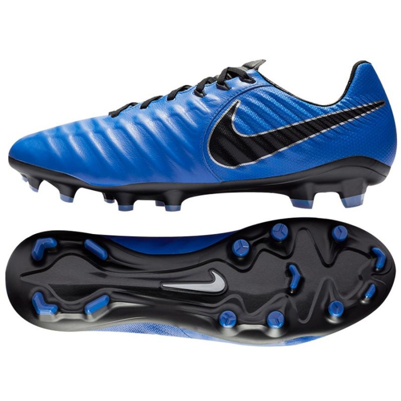 Kopačky Nike Tiempo Legend 7 Pro Fg M AH7241-400 modrý modrý