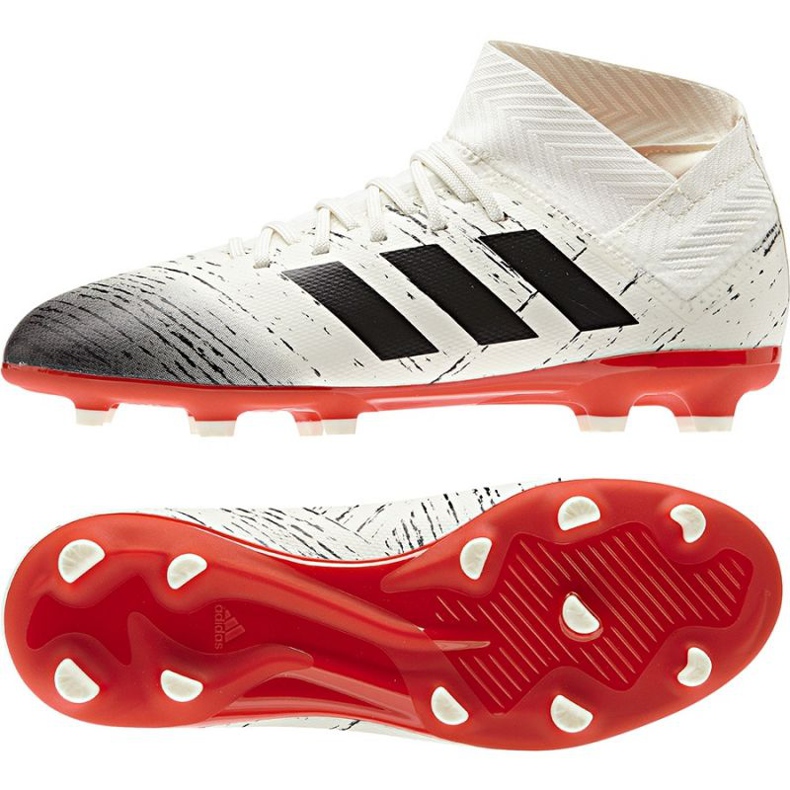 Kopačky Adidas Nemeziz 18.3 FG Jr CM8508 bílý