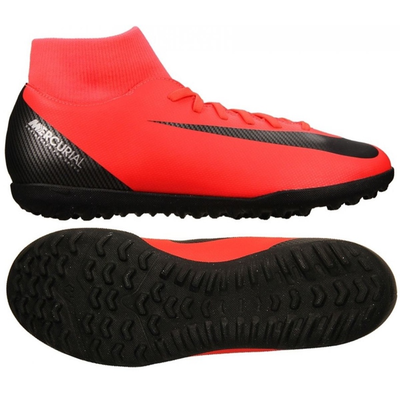 Kopačky Nike Mercurial Superfly X 6 Club CR7 Tf M AJ3570-600 červené červené