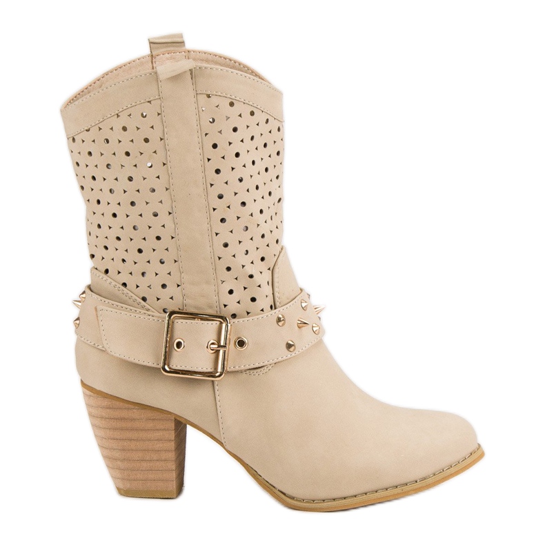 Mazzoni Prolamované boty hnědý