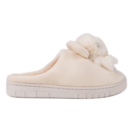 Pohodlné pantofle hnědý Pohodlné pantofle hnědý