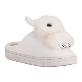 Teplé pantofle bílý Teplé pantofle bílý