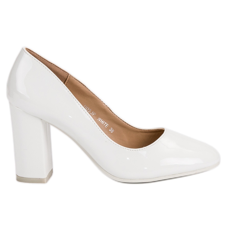 Seastar Bíle lakované lodičky bílý