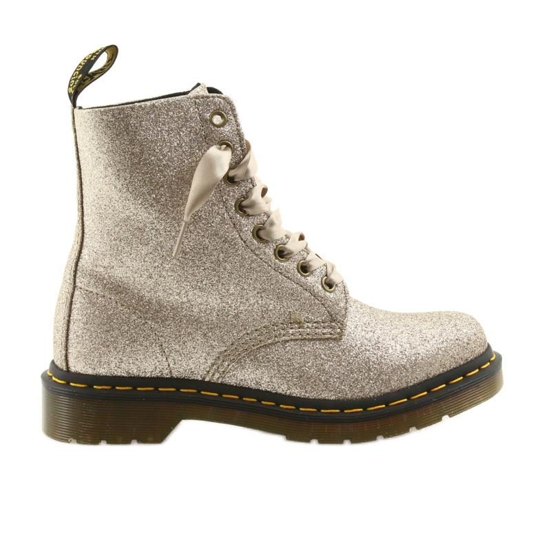 Dr. Martens 1460 PASCAL GLITTER PALE GOLD zlatý