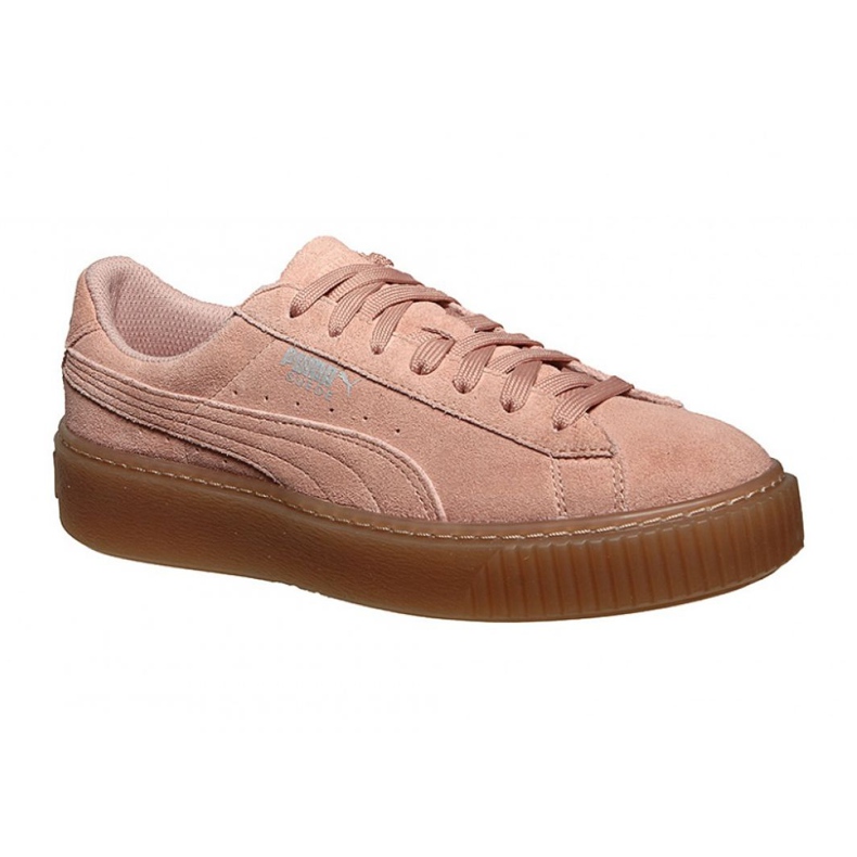 Puma Suede Platform Jewel Jr 365131 01 béžový růžový