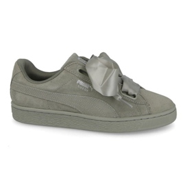 Puma Suede Heart Pebble W 365210 02 zelený