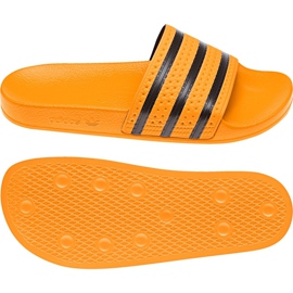 Adidas Originals Adilette Slides U CQ3099 černý pomerančový