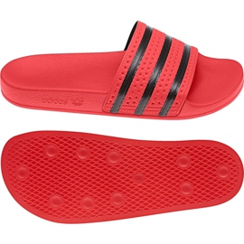 Adidas Originals Adilette Slides U CQ3098 černý červený