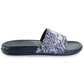 Pantofle Nike Benassi Just Do It Print 631261-403 černý