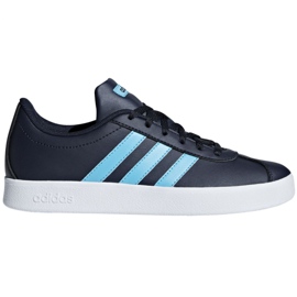 Boty adidas Vl Court 2.0 K Jr B75695 modrý námořnická modř