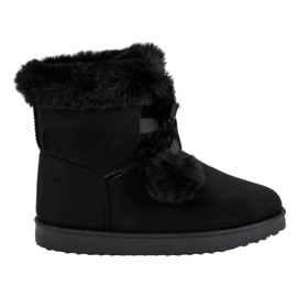 Módní černá Mukluki černý