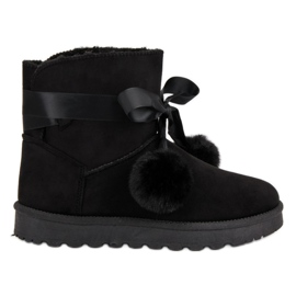 Černý Mukluki S Bambulkami