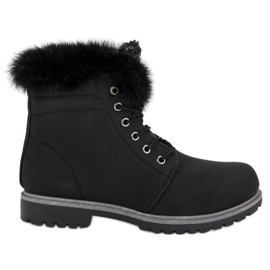 Queentina Černí lovci s kožešinou černý