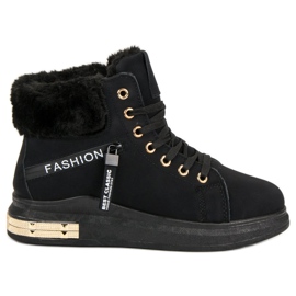 Izolované vysoké tenisky černý