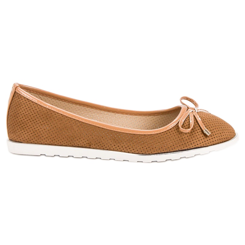 Small Swan Velbloudí baleríny hnědý