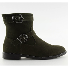 Ploché zelené boty MB188-266 Green zelený