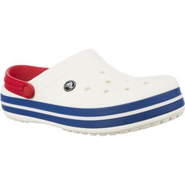 Crocs Crocband White Blue Jean vícebarevný