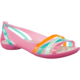 Crocs Isabella Huarache 2 Flat W Paradise Pink Rose Dust vícebarevný