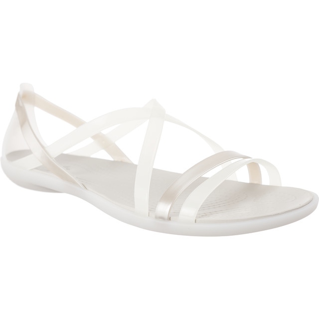 Crocs Isabella Strappy Sandal Oyster Pearl White bílý