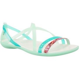 Crocs Isabella Cut Grph Strappy Sndl Nová mincovna ústřice zelený