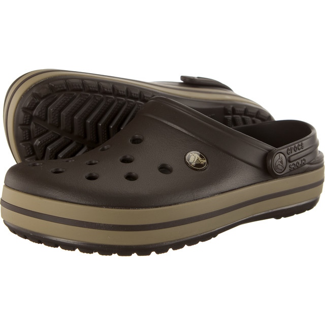 Crocs Crocband Espresso Khaki hnědý