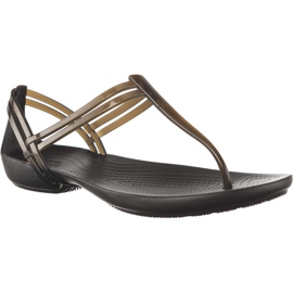 Crocs Isabella T Strap Black černý