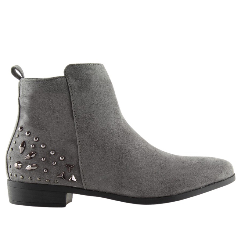 Šedé kozačky Jodhpur MB188-112 Grey šedá