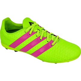 Kopačky Adidas Ace 16.4 FxG Jr AF5034 zelený zelený