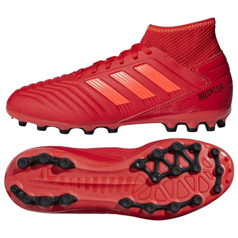 Kopačky Adidas Predator 19.3 Jr D98005 červené červené Kopačky Adidas Predator 19.3 Jr D98005 červené červené