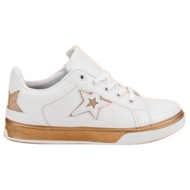 Dámská sportovní obuv bílý žlutá Dámská sportovní obuv bílý žlutá