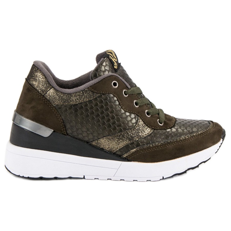 Kylie Módní obuv se vzorem zelená