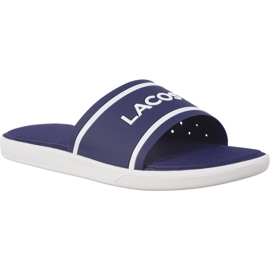 Lacoste L 30 Slide 118 1 Cow 2B9 Purple námořnická modrá