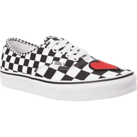 Vans Authentic Q9B Red Heart bílý černý