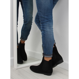 Black Wellies pro ženy černé boty Jodhpur D61 Black II-GAT černý